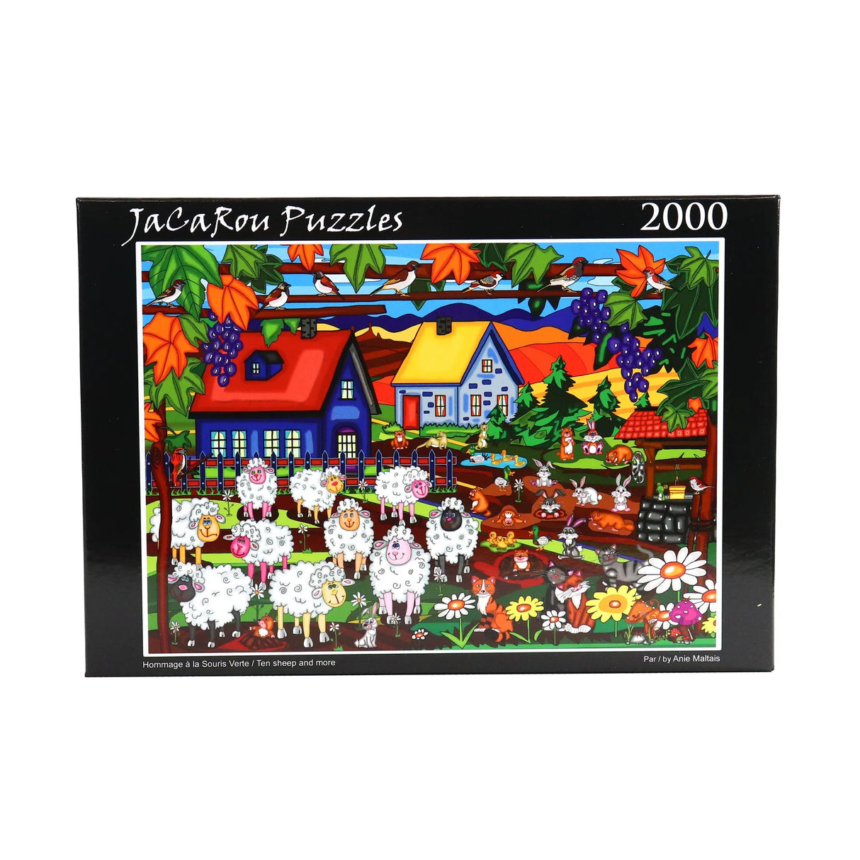 10 Sheep and More 2000 Piece Jigsaw Puzzle by JaCaRou Puzzles - JaCaRou Puzzles Inc. - Jigsaw Puzzles - The Puzzle Center -