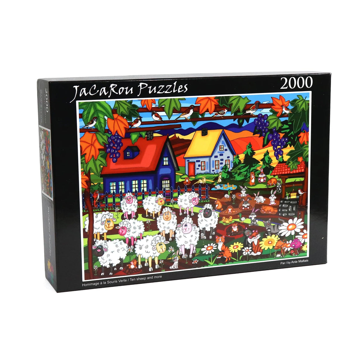 10 Sheep and More 2000 Piece Jigsaw Puzzle by JaCaRou Puzzles - JaCaRou Puzzles Inc. - Jigsaw Puzzles - The Puzzle Center -