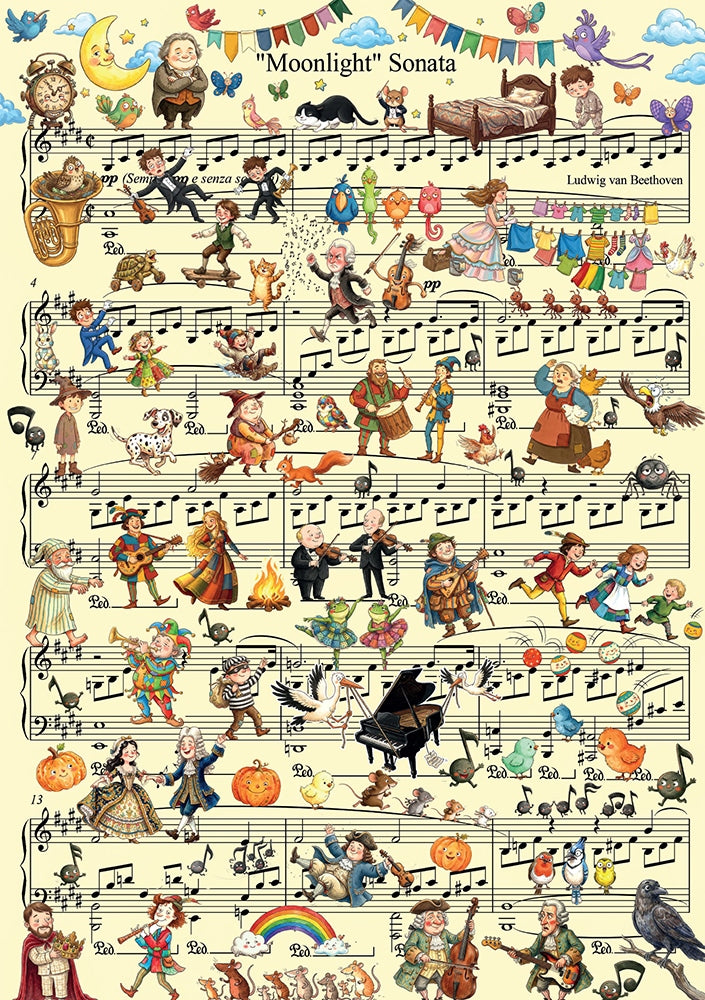 Pre-Order - Moonlight Sonata 1000 Piece Jigsaw Puzzle | Magnolia