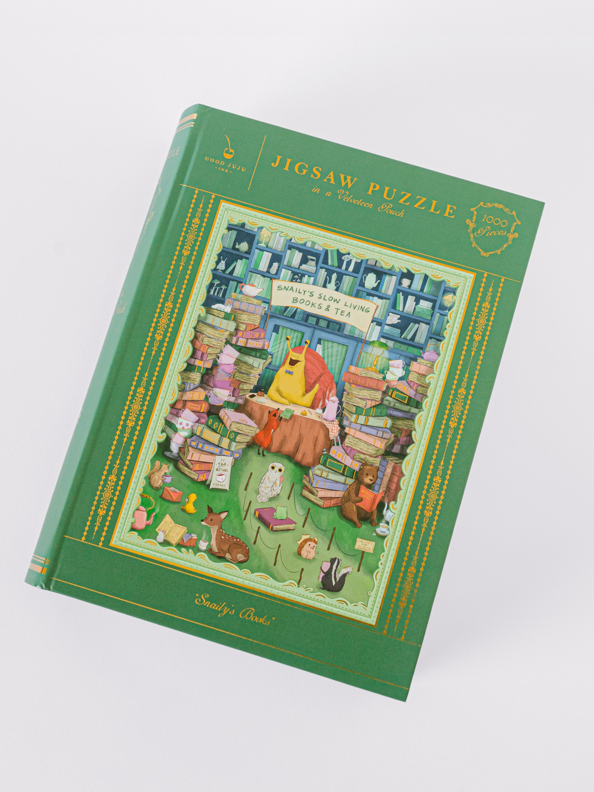Snaily's Books 1000 Piece Jigsaw Puzzle | Good Juju Ink