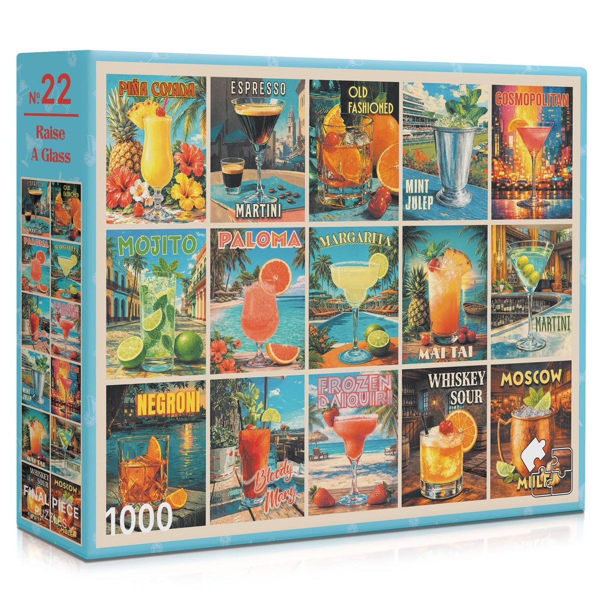 Raise a Glass 1000 Piece Jigsaw Puzzle | Final Piece Puzzles