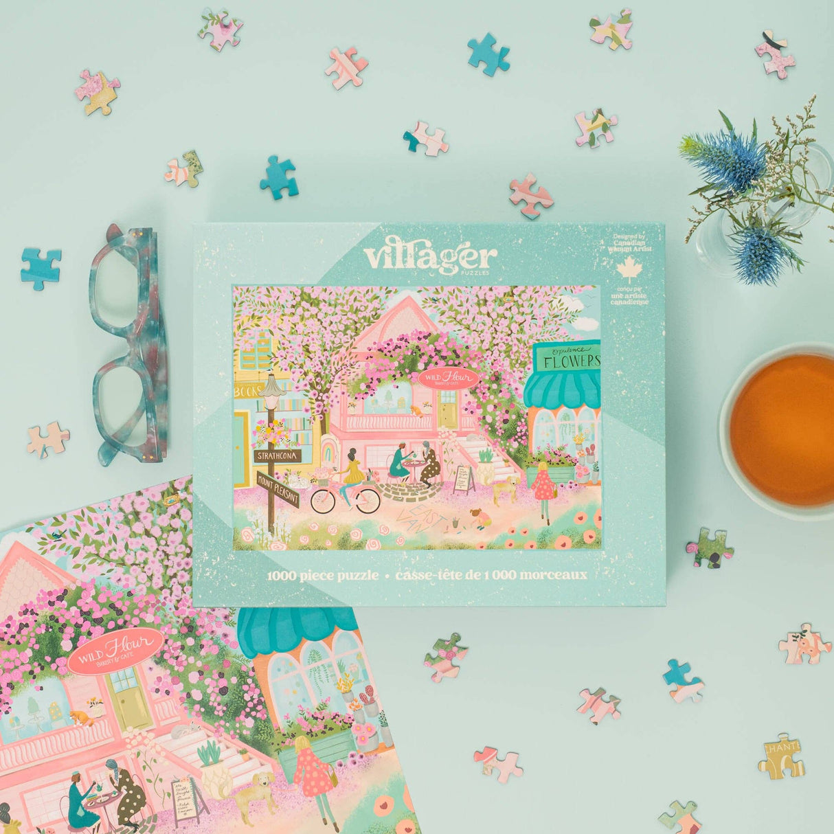 City in Bloom 1000 Piece Jigsaw Puzzle | Villager Puzzles