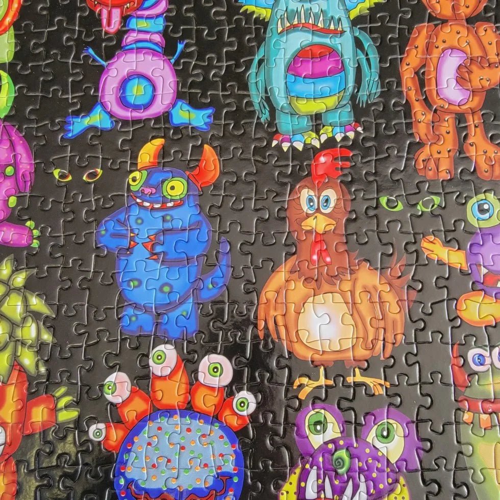 25 Little Monsters 1000 Piece Jigsaw Puzzle | JaCaRou Puzzles - Jigsaw Puzzles - The Puzzle Center