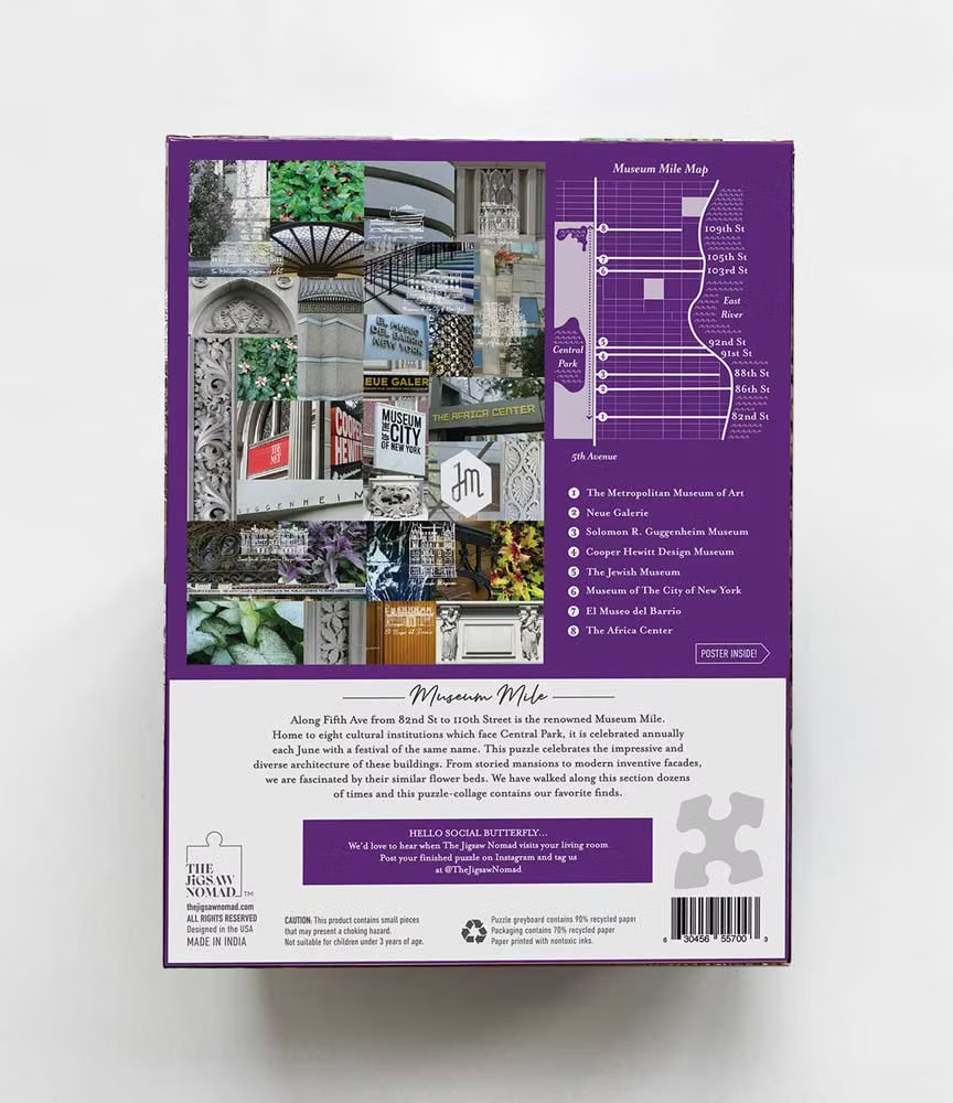 Museum Mile 500 Piece Jigsaw Puzzle | Jigsaw Nomad
