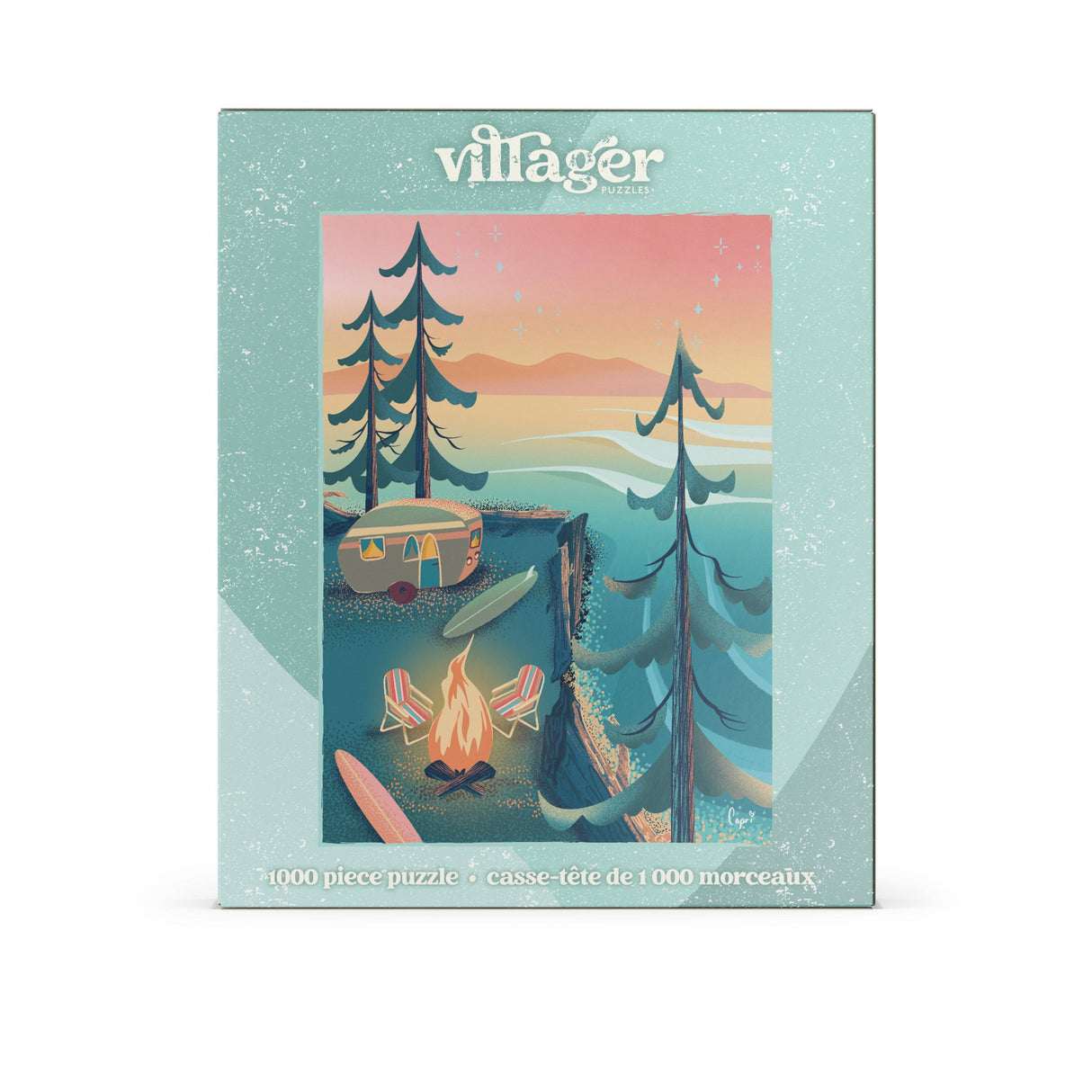 Coastal Camping 1000 Piece Jigsaw Puzzle | Villager Puzzles