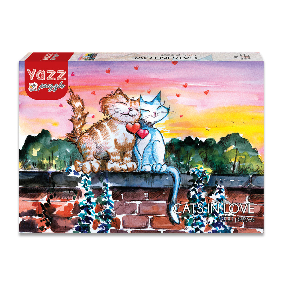 Pre-Order - Cats in Love 1000 Piece Jigsaw Puzzle | Yazz