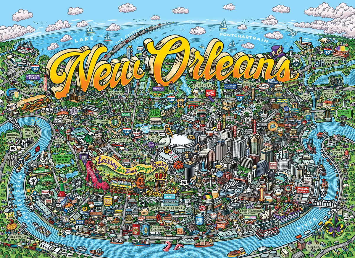 New Orleans 1000 Piece Jigsaw Puzzle | Birdie Puzzles