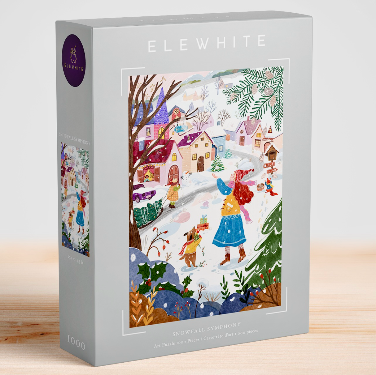 Pre-Order - Snowfall Symphony 1000 Piece Jigsaw Puzzle| Elewhite