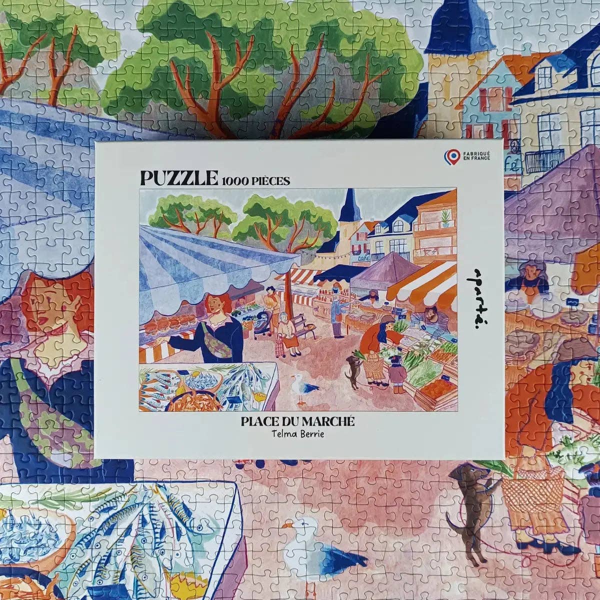 Market Square 1000 Piece Jigsaw Puzzle | Aparté