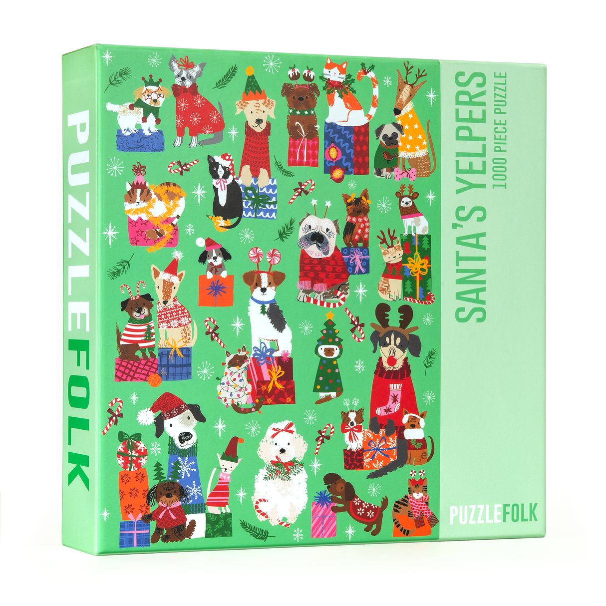 Santa's Yelpers 1000 Piece Jigsaw Puzzle | Puzzlefolk