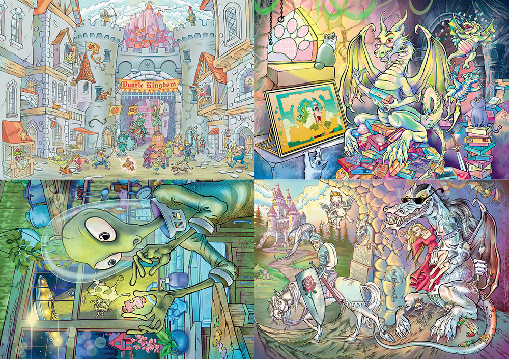 Pre-Order - Ozgur Gucuyener 4 x 260 Pieces Jigsaw Puzzles | Magnolia