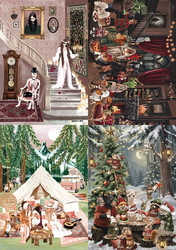 Pre-Order - Sarah Reyes #2 4 x 260 Pieces Jigsaw Puzzles | Magnolia