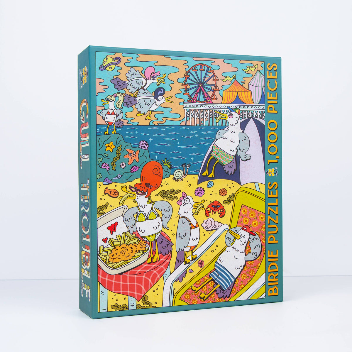 Gull Trouble 1000 Piece Jigsaw Puzzle | Birdie Puzzles