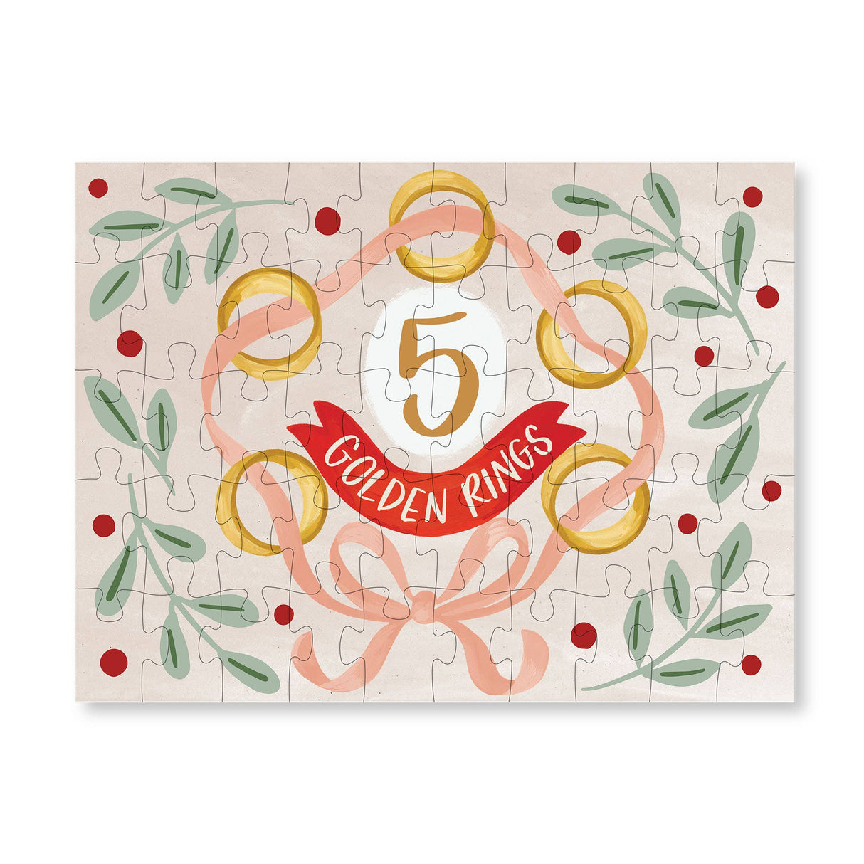 12 Days of Christmas Mini Jigsaw Puzzle Set, 50 Pieces Each | 1Canoe2