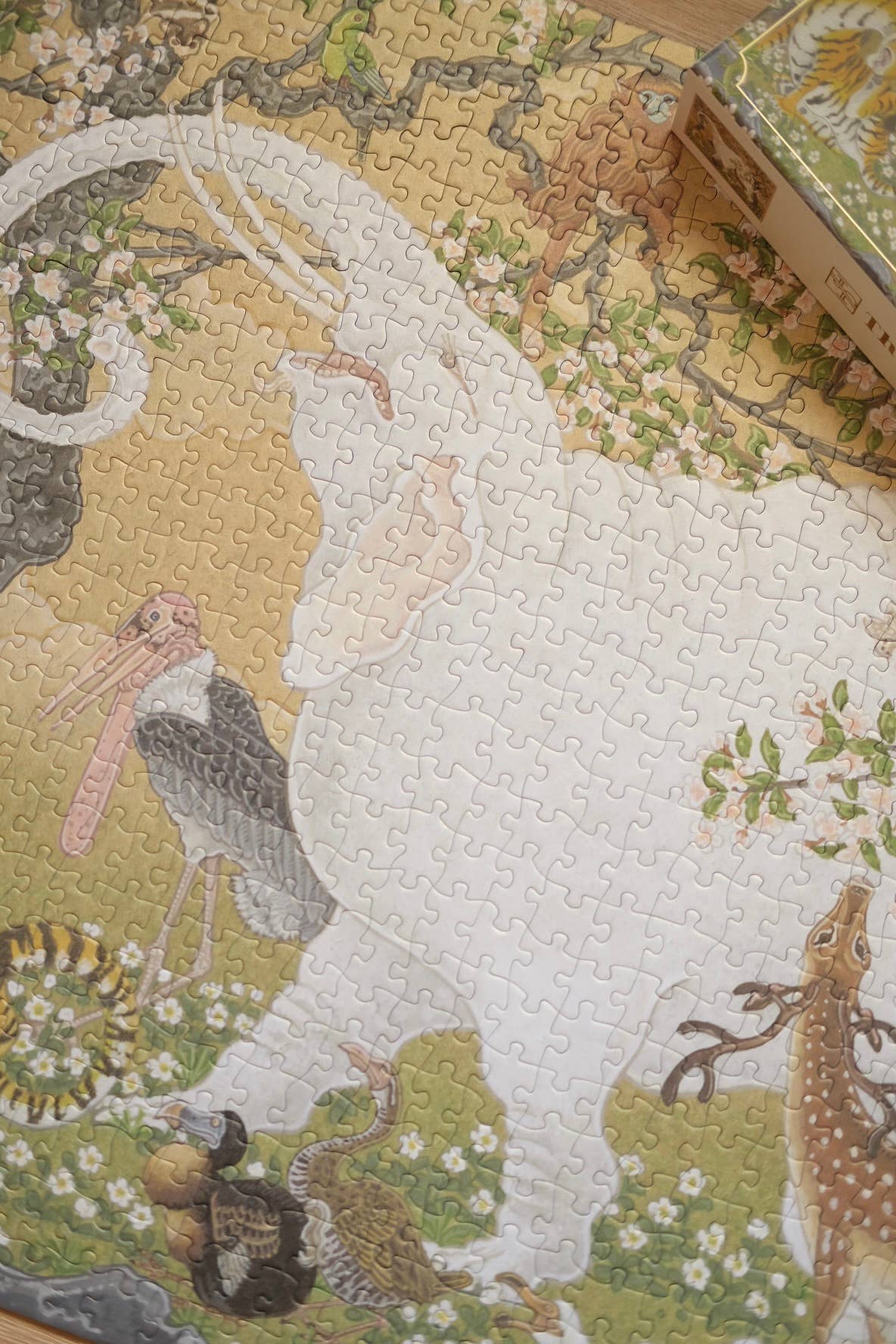 White Elephant and a Menagerie of Beasts 1000 Piece Jigsaw Puzzle | The Puzzle Theory