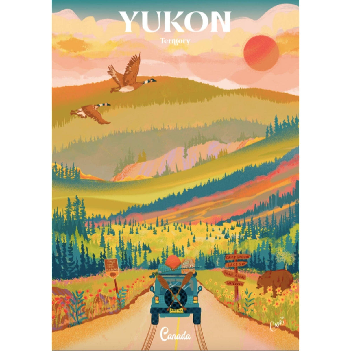Yukon Road Trip 1000 Piece Jigsaw Puzzle | Villager Puzzles