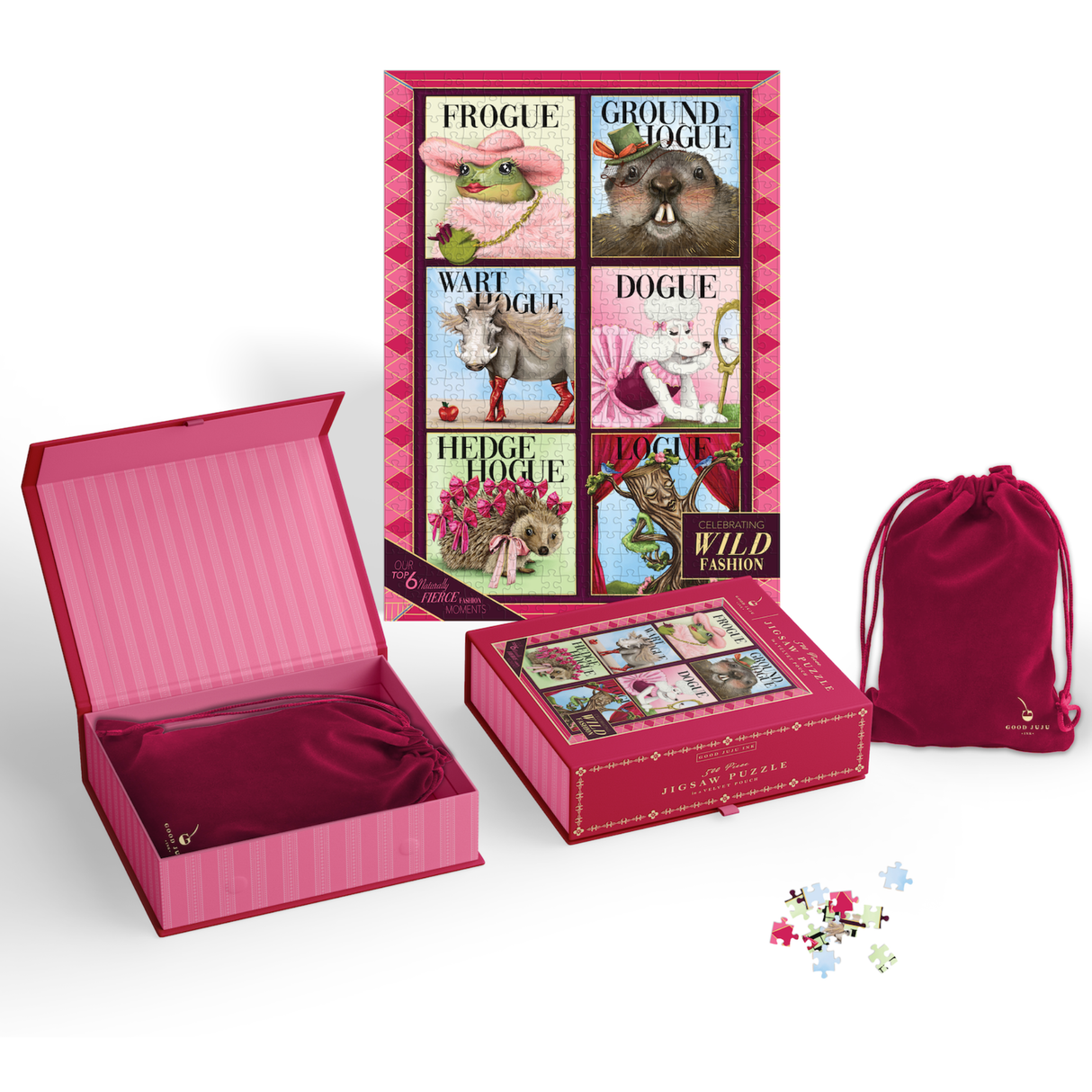 Wild Fashion 500 Piece Jigsaw Puzzle | Good Juju Ink
