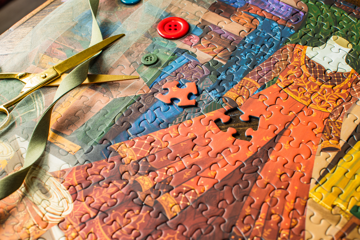 The Tailor's Shop 500 Piece Jigsaw Puzzle | Laila Luxury Puzzles
