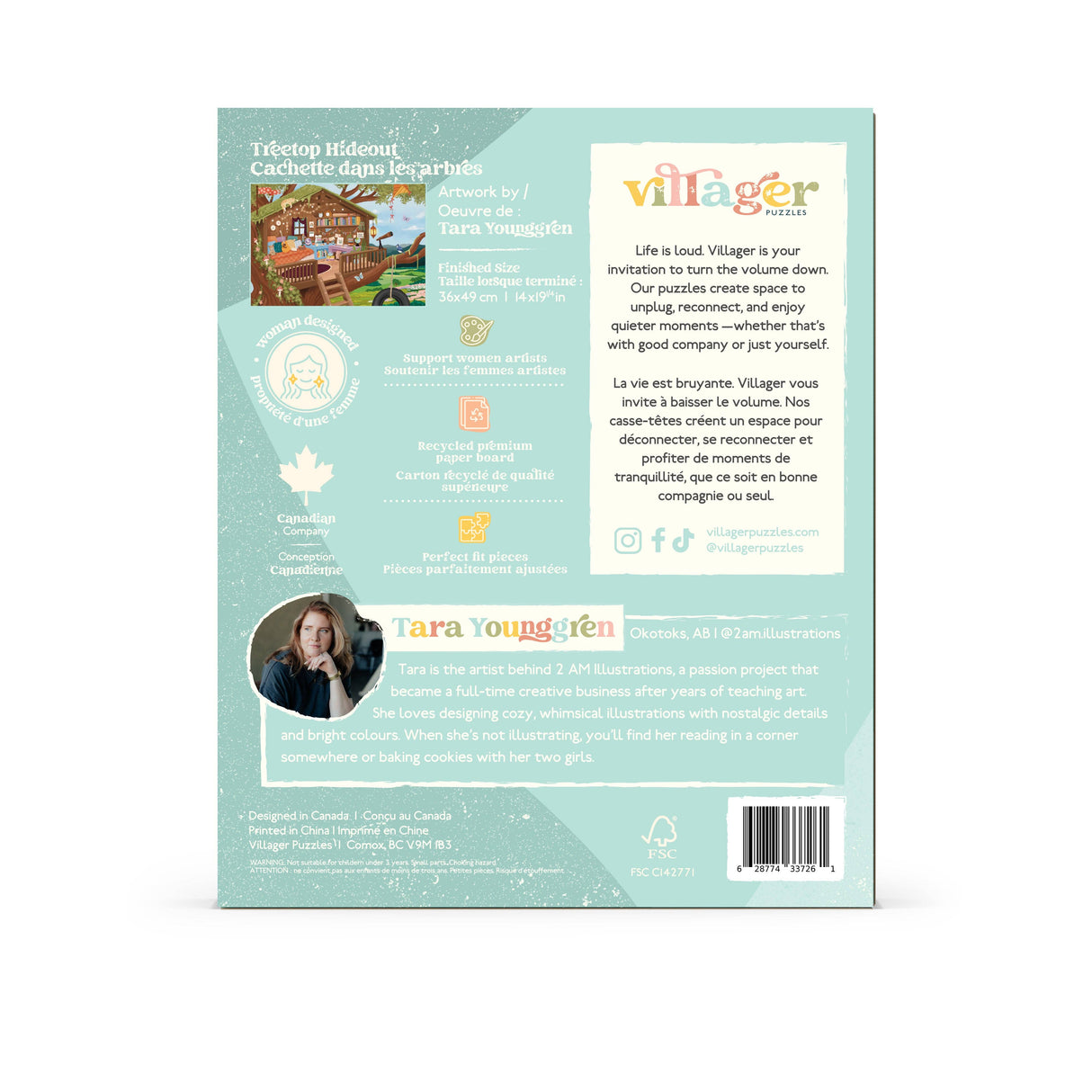 Treetop Hideout 250 Piece Jigsaw Puzzle | Villager Puzzles