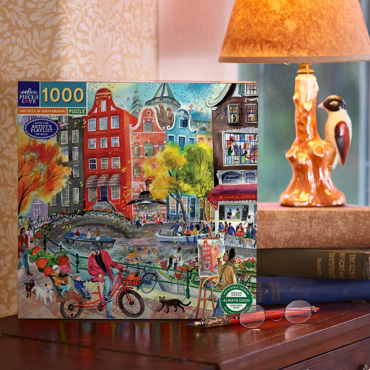 Artists in Amsterdam 1000 Piece Jigsaw Puzzle | eeBoo