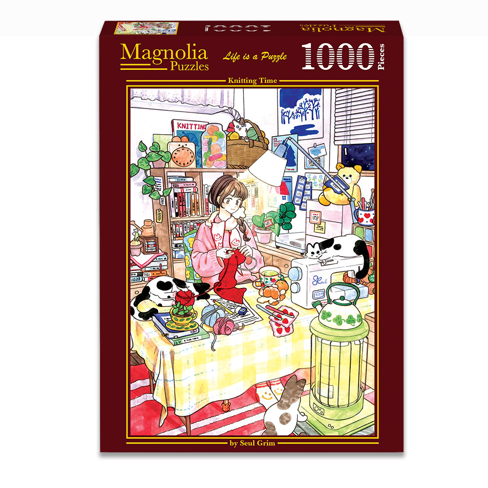 Pre-Order - Knitting Time 1000 Piece Jigsaw Puzzle | Magnolia