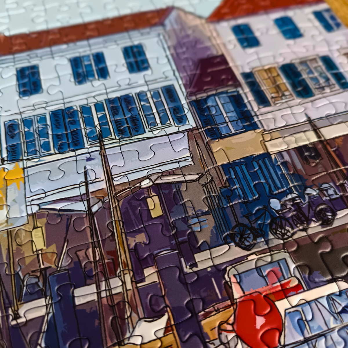 Port of La Flotte 1000 Piece Jigsaw Puzzle | Aparté