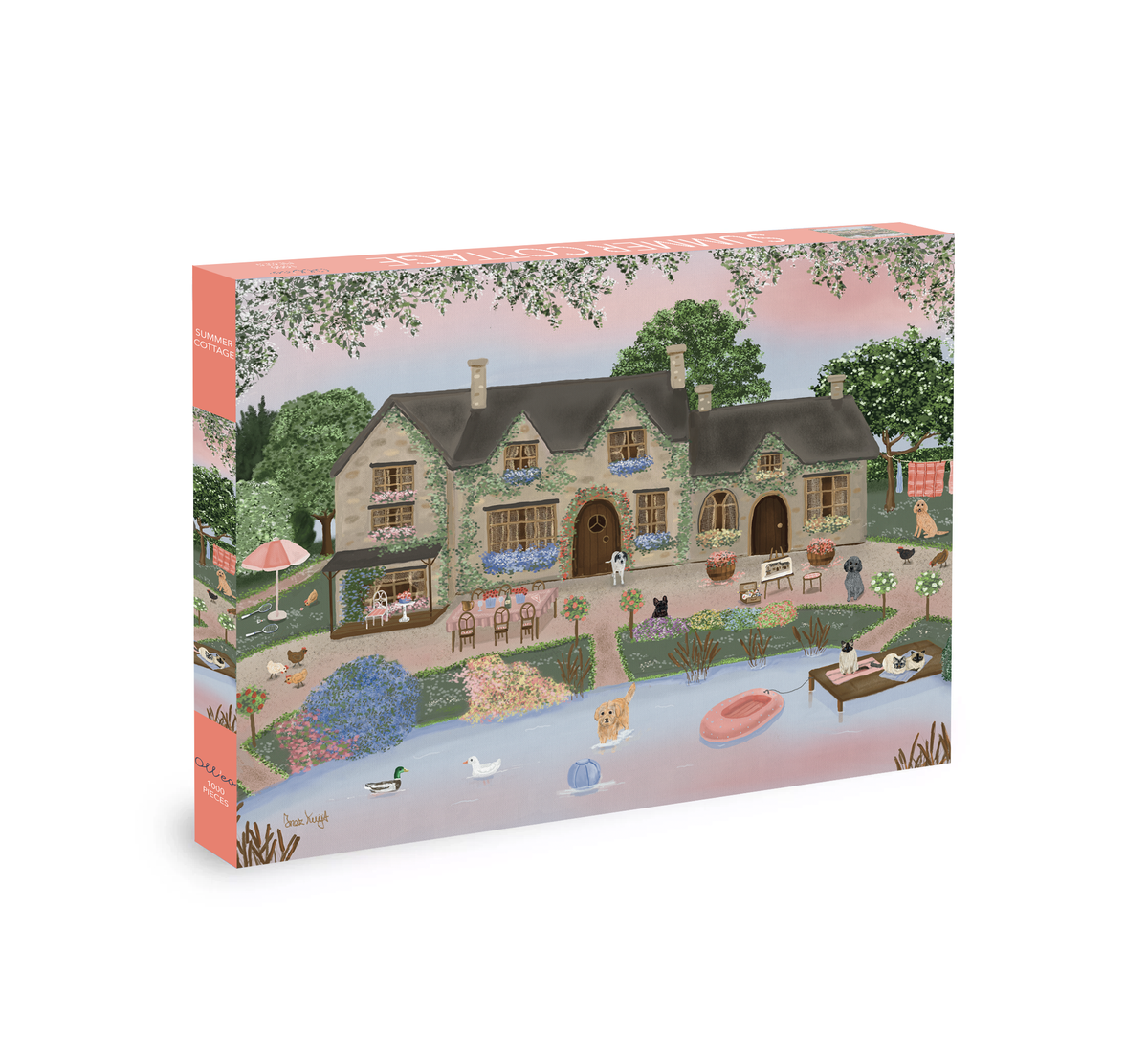 Summer Cottage 1000 Piece Jigsaw Puzzle | Olleo Puzzles