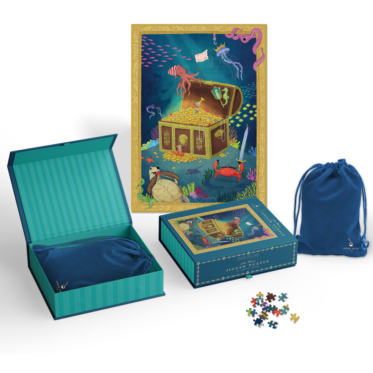 Underwater Treasure 500 Piece Jigsaw Puzzle | Good Juju Ink