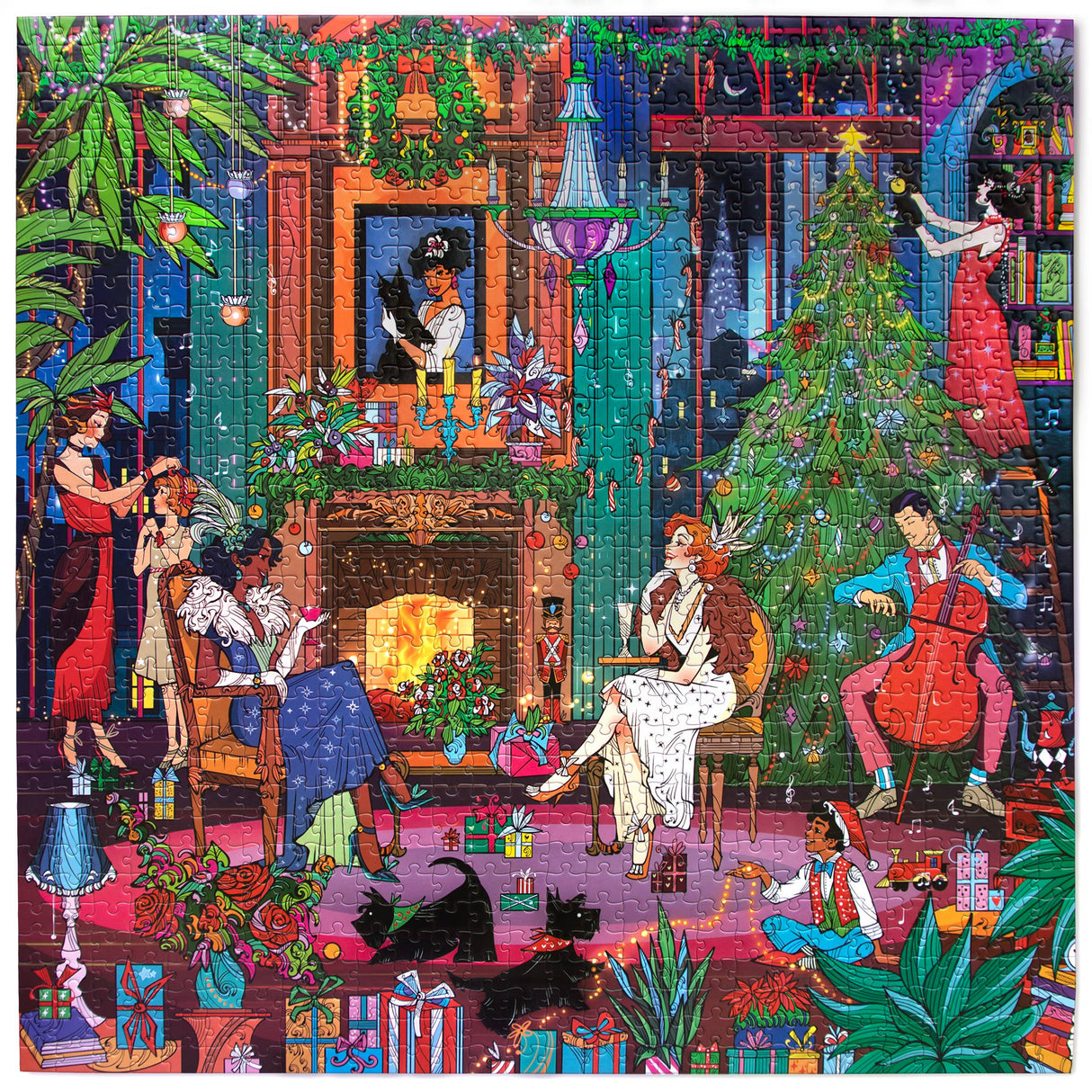 Christmas in Brooklyn 1000 Piece Jigsaw Puzzle | eeBoo
