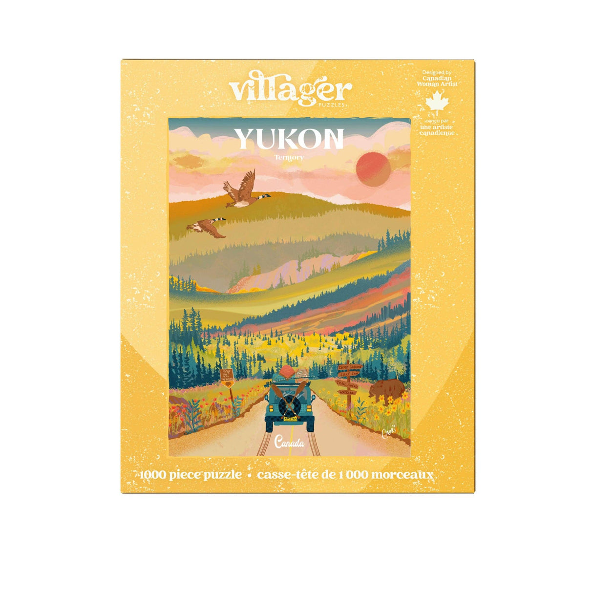 Yukon Road Trip 1000 Piece Jigsaw Puzzle | Villager Puzzles