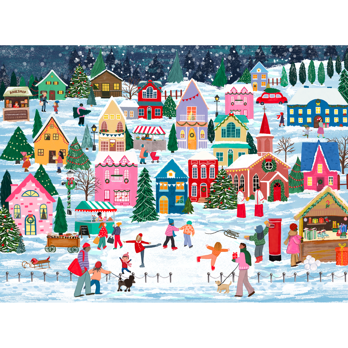 Hometown Christmas 1000 Piece Jigsaw Puzzle | Puzzlefolk