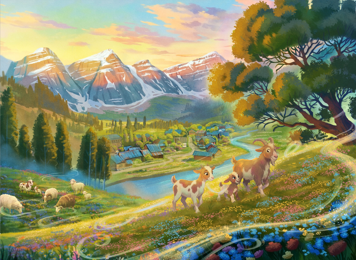 Kashmir Valley 500 Piece Jigsaw Puzzle | Laila Luxury Puzzles