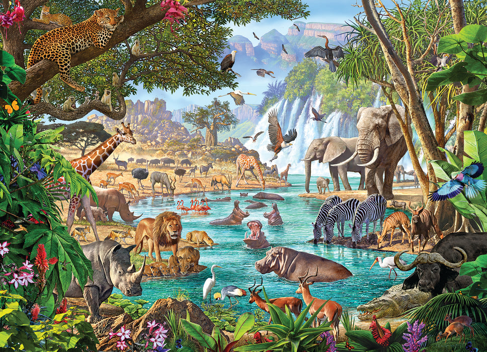 River of Life 350 Piece Family Jigsaw Puzzle | Cobble Hill