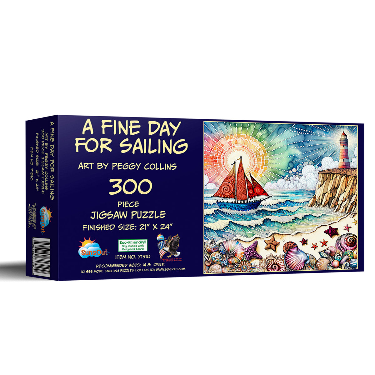A Fine Day For Sailing 300 Piece Jigsaw Puzzle | SunsOut