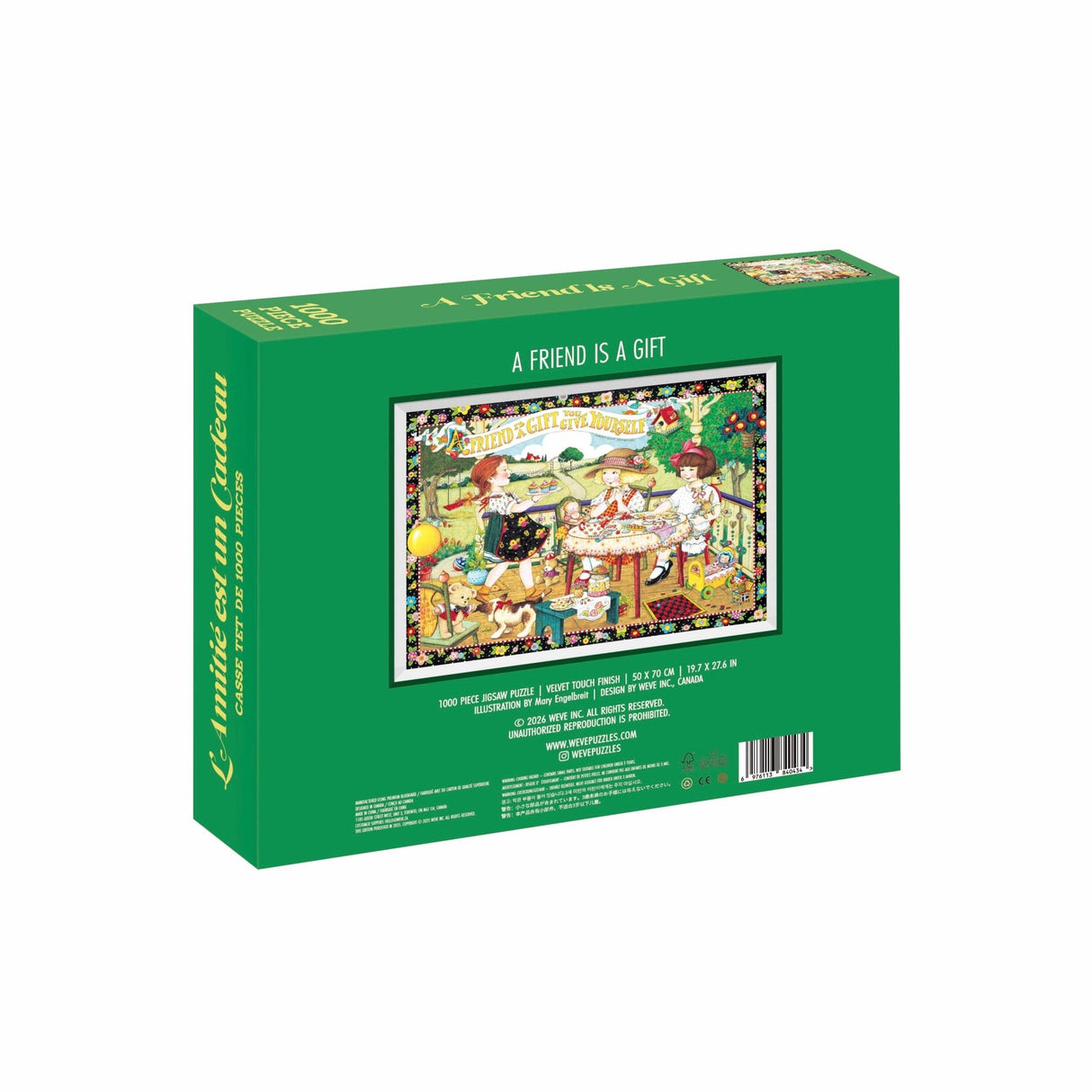 A Friend is a Gift 1000 Piece Jigsaw Puzzle | WEVE - Jigsaw Puzzles - The Puzzle Center