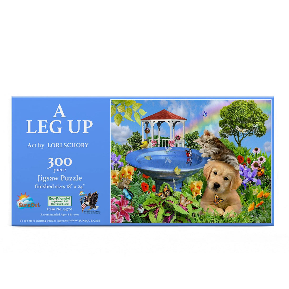 A Leg Up 300 Piece Jigsaw Puzzle by SunsOut Puzzles - SunsOut - Jigsaw Puzzles - The Puzzle Center