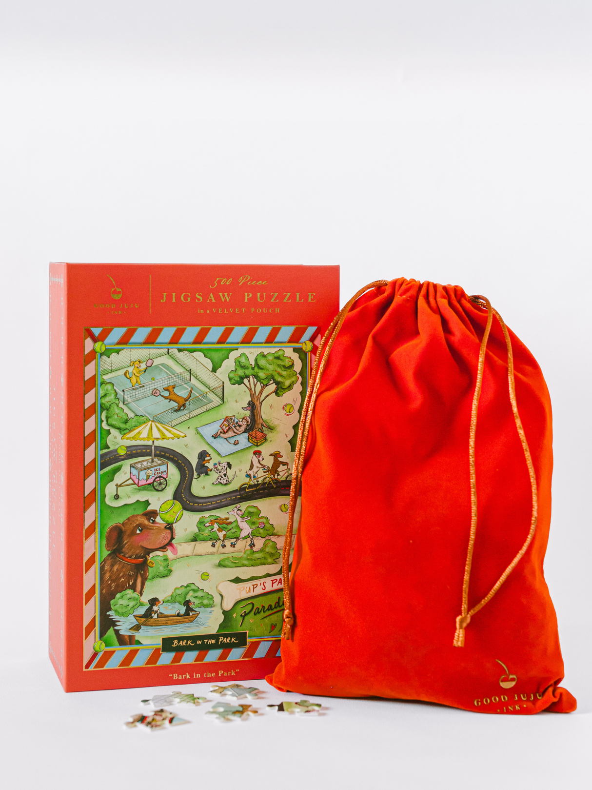 Bark in the Park 500 Piece Jigsaw Puzzle | Good Juju Ink