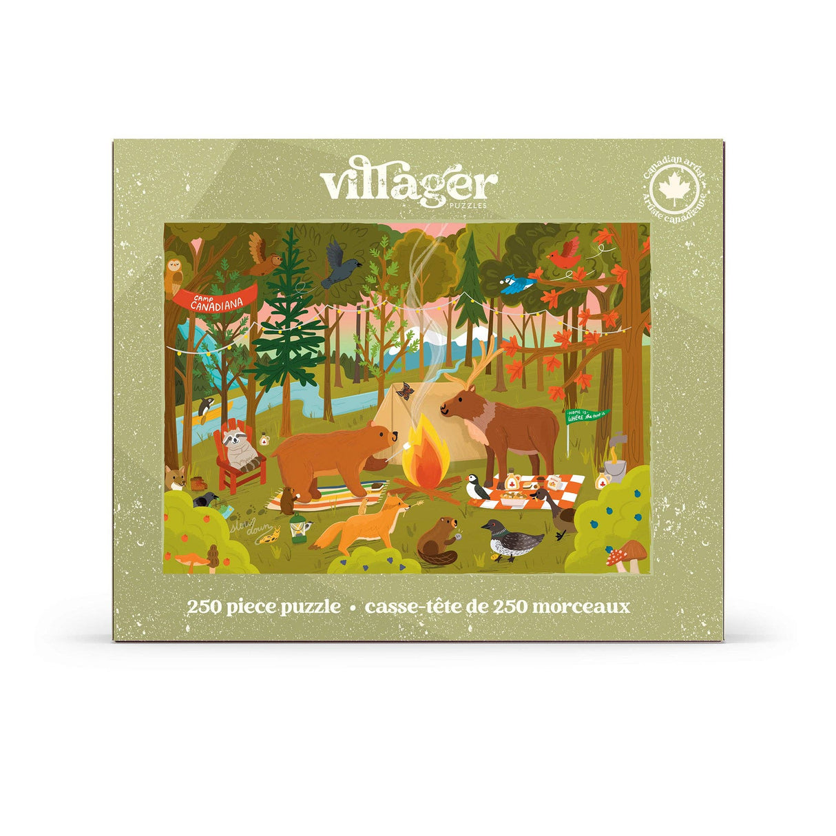 Camp Canadiana 250 Piece JIgsaw Puzzle | Villager
