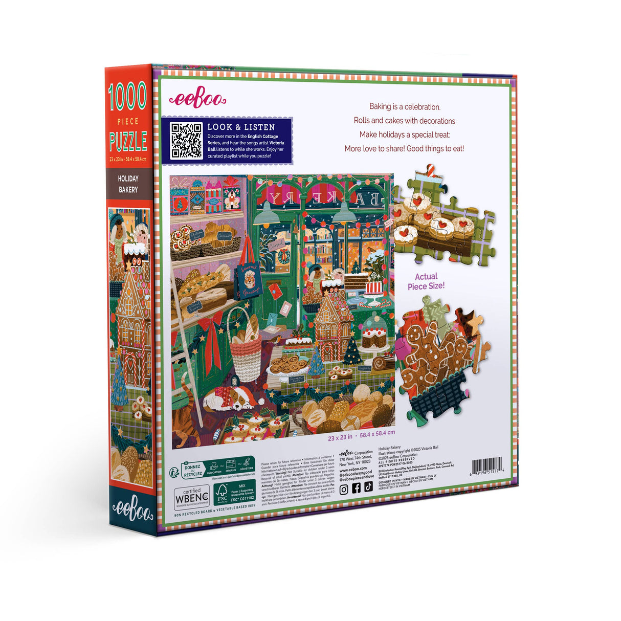 Holiday Bakery 1000 Piece Jigsaw Puzzle | eeBoo