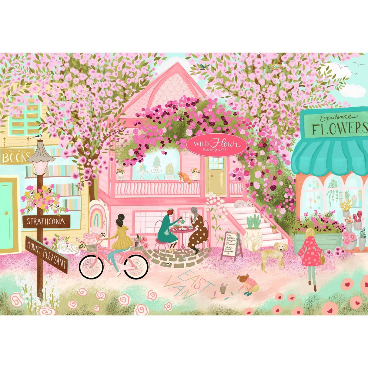 City in Bloom 1000 Piece Jigsaw Puzzle | Villager Puzzles