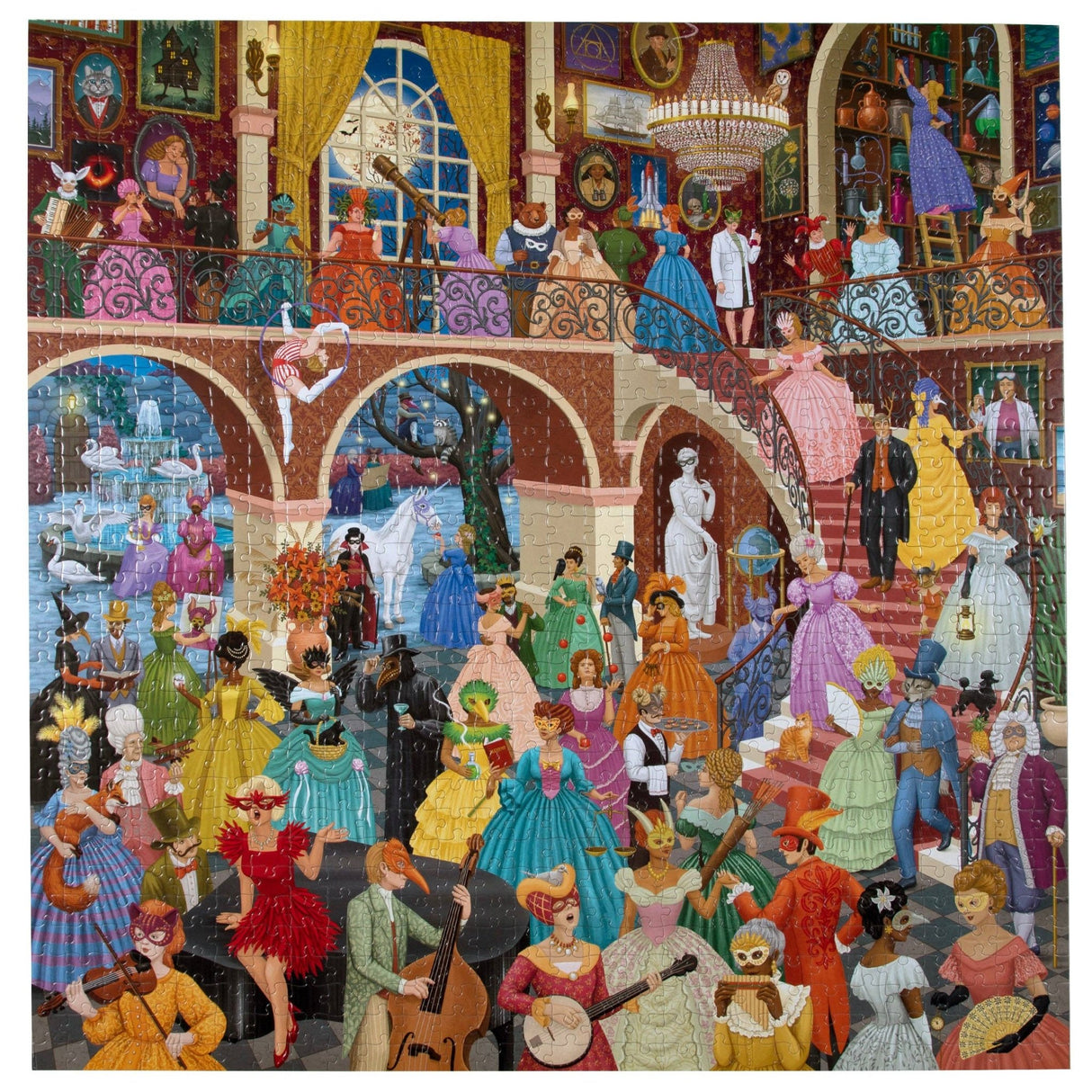 Alchemist's Masquerade 1000 Piece Jigsaw Puzzle | eeBoo - Jigsaw Puzzles - The Puzzle Center
