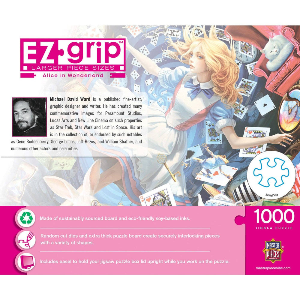 Alice in Wonderland 1000 Piece Jigsaw Puzzle with EZ Grip by Masterpieces - Masterpieces Puzzles - Jigsaw Puzzles - The Puzzle Center