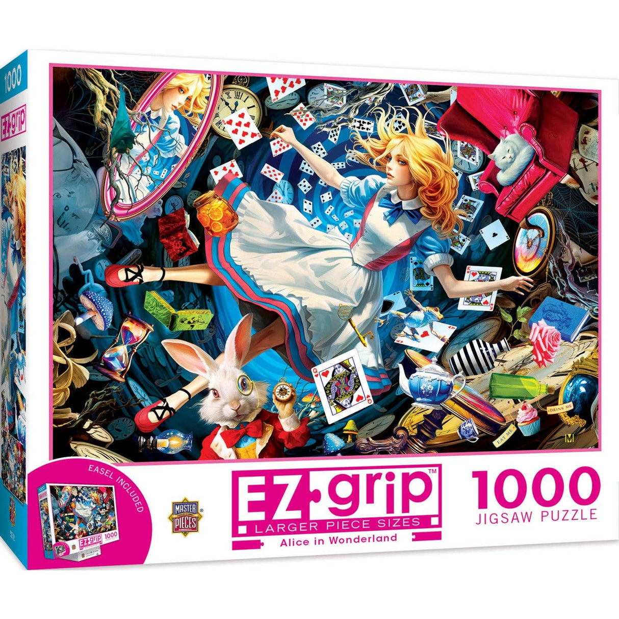 Alice in Wonderland 1000 Piece Jigsaw Puzzle with EZ Grip by Masterpieces - Masterpieces Puzzles - Jigsaw Puzzles - The Puzzle Center