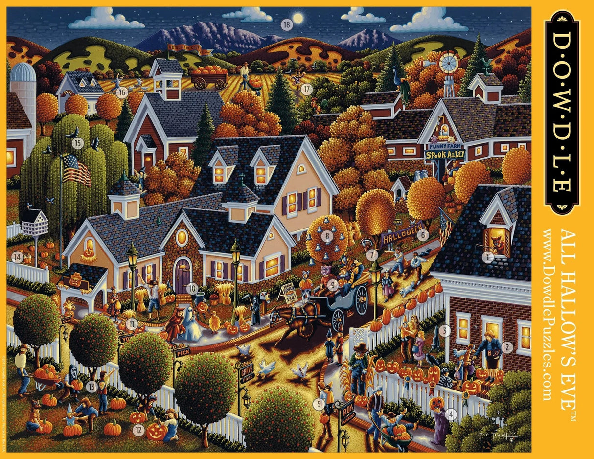 All Hallows Eve 500 Piece Jigsaw Puzzle | Dowdle Puzzles - Jigsaw Puzzles - The Puzzle Center