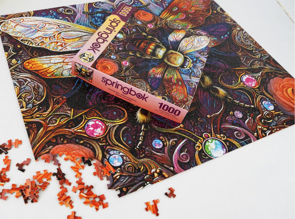 Amazing Bee 1000 Piece Jigsaw Puzzle | Springbok Puzzles - Springbok Puzzles - Jigsaw Puzzles - The Puzzle Center
