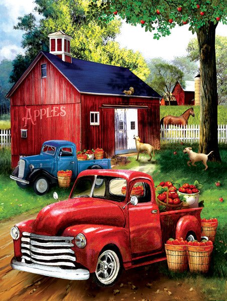Apples for Sale 300 Piece Jigsaw Puzzle by SunsOut Puzzles - SunsOut - Jigsaw Puzzles - The Puzzle Center