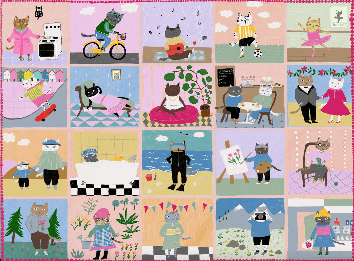 Are You Kitten? 1000 - Piece Cat Puzzle by Puzzlefolk - Puzzlefolk - Jigsaw Puzzles - The Puzzle Center -