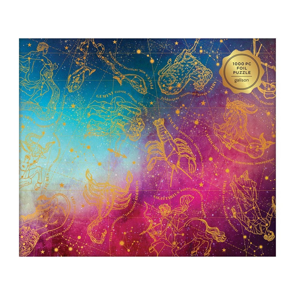 Astrology 1000 Piece Foil Puzzle by Galison - Galison - Jigsaw Puzzles - The Puzzle Center -