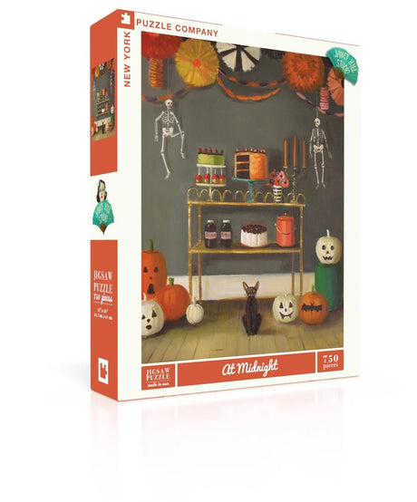 At Midnight 750 Piece Jigsaw Puzzle | New York Puzzle Company - Jigsaw Puzzles - The Puzzle Center