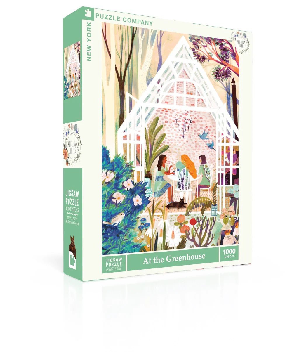 At the Greenhouse 1000 Piece Jigsaw Puzzle | New York Puzzle Company - Jigsaw Puzzles - The Puzzle Center